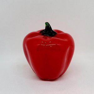 Art Glass Red Pepper